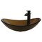 Novatto BABBUCCIA Glass Vessel Bathroom Sink Set, Oil Rubbed Bronze NSFC-324T136ORB - alternate 4